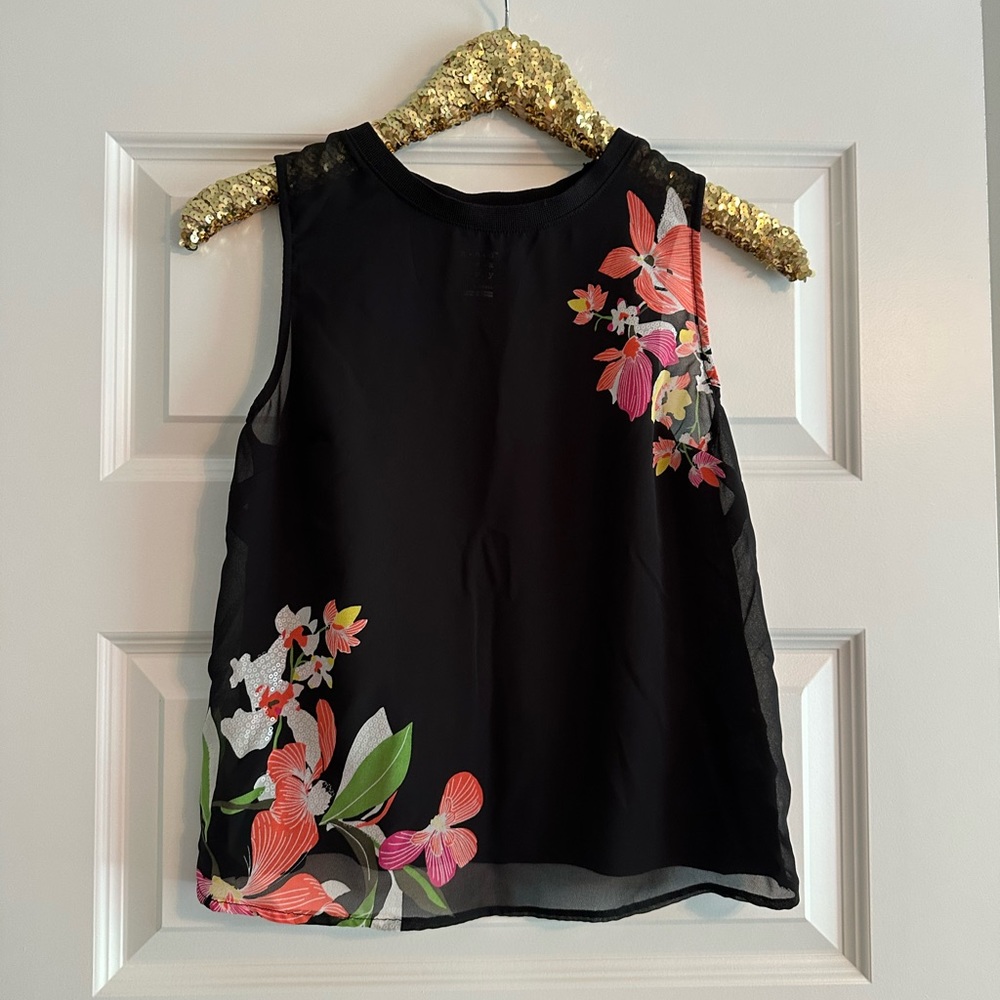 A New Day Sheer Floral Top